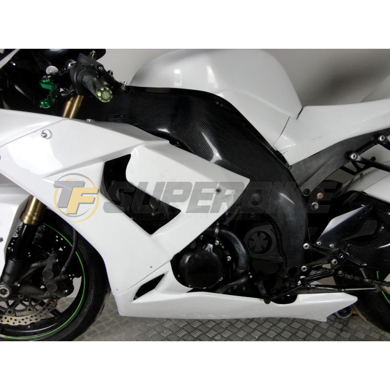 Carenado de fibra Kawasaki ZX-10R 2008-2010 colín racing