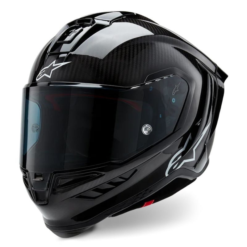 Casco Alpinestars Supertech R10 Solid Black Carbon