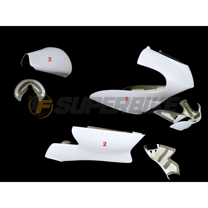 Carenado de fibra Aprilia RS 125 R GP 2005