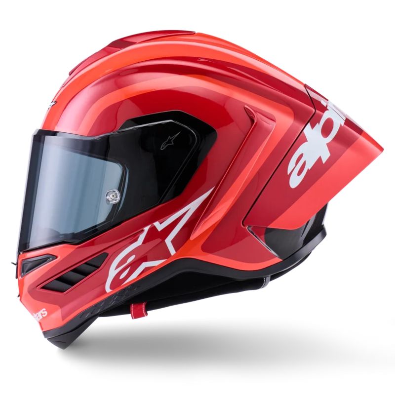 Casco Alpinestars Supertech R10 Arius doble rojo-negro-blanco