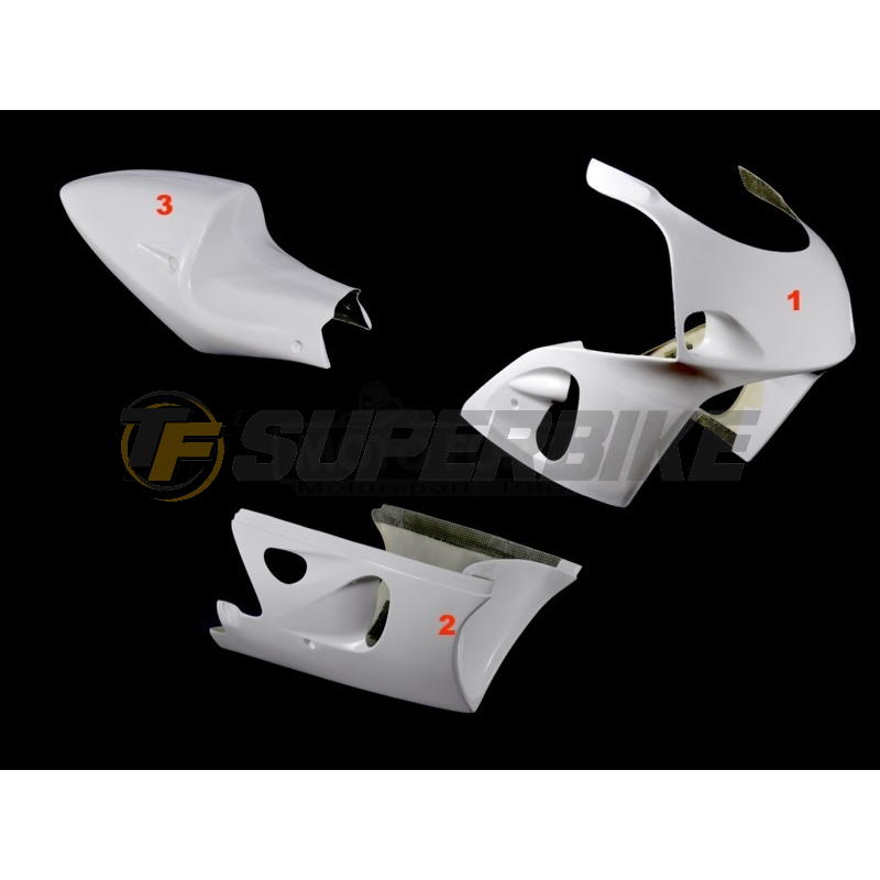 Carenado de fibra Suzuki GSX-R 600 1997-2000 / GSX-R 750 1996-1999 colín racing