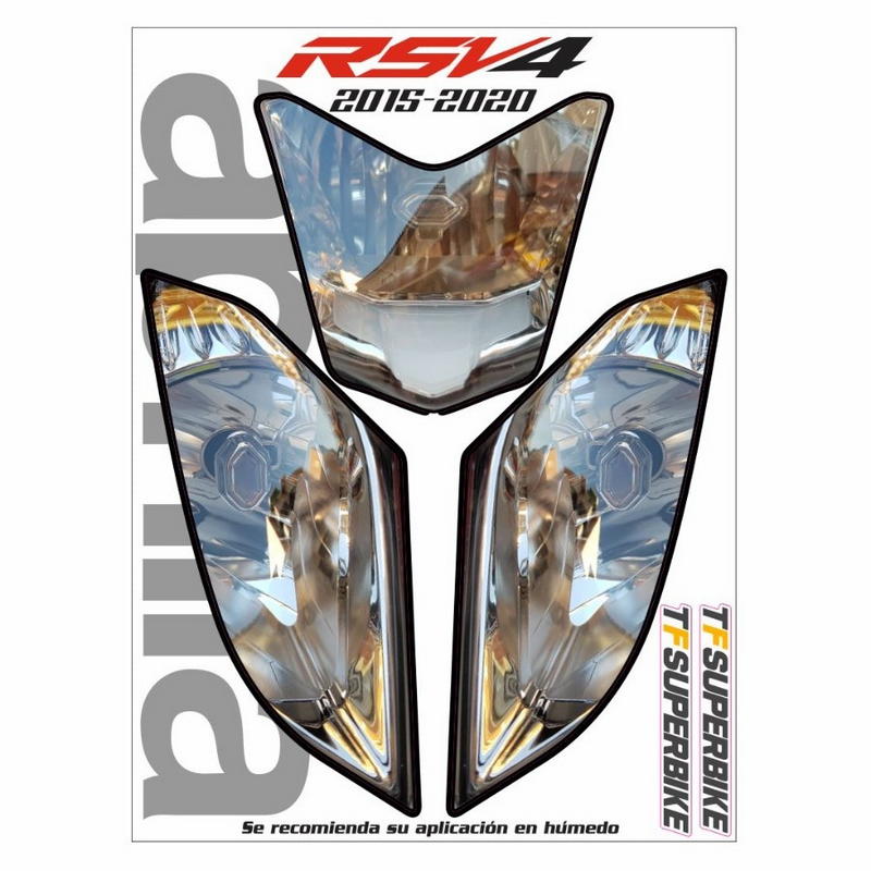 Adhesivos réplica faros Aprilia RSV4 2015-2020