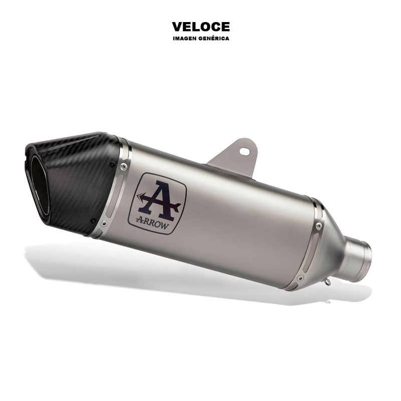 Escape Veloce titanio Kawasaki Ninja 650 - Z650 2024-2026
