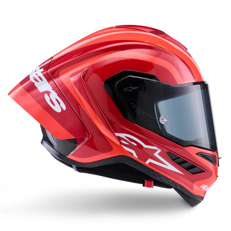 Casco Alpinestars Supertech R10 Arius doble rojo-negro-blanco
