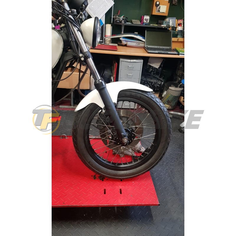 Guardabarros delantero universal v2 250 - 750 cc rueda 18"