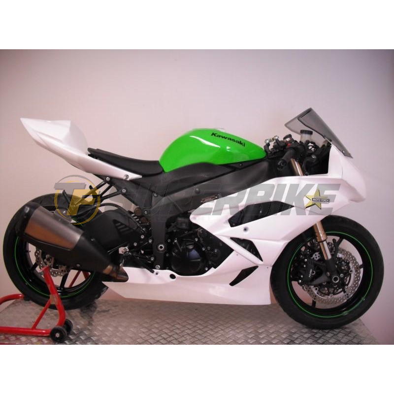 Carenado de fibra Kawasaki ZX-6R 2009-2017 colín asiento original