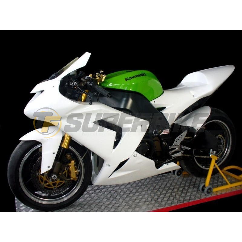 Carenado de fibra Kawasaki ZX-10R 2004-2005 colín racing