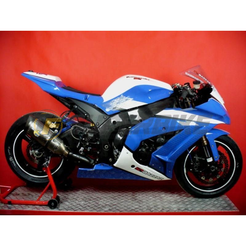 Carenado de fibra Kawasaki ZX-10R 2011-2015 3 piezas colín racing