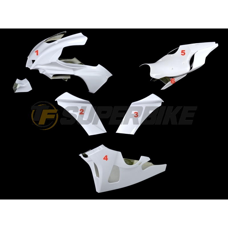 Carenado de fibra Yamaha R1 2020-2025 colín racing