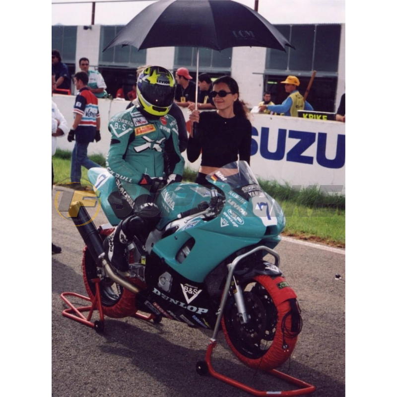 Carenado de fibra Yamaha R6 1999-2002 3 piezas colín racing