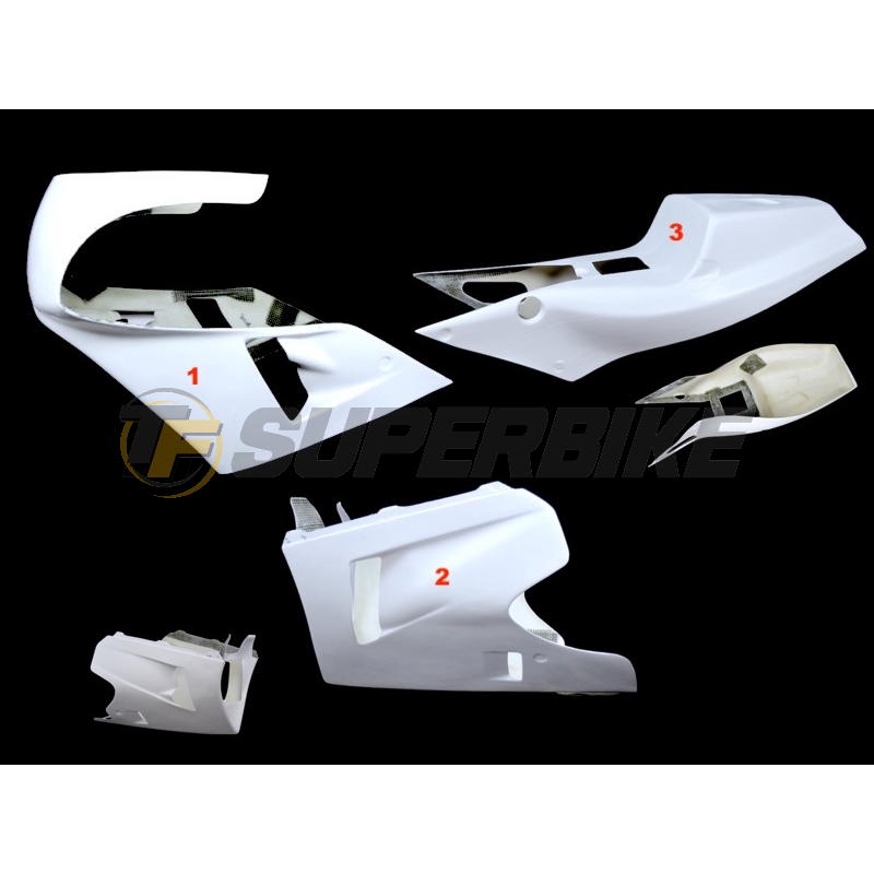 Carenado de fibra Honda VFR 750 R RC30 1990 racing v1