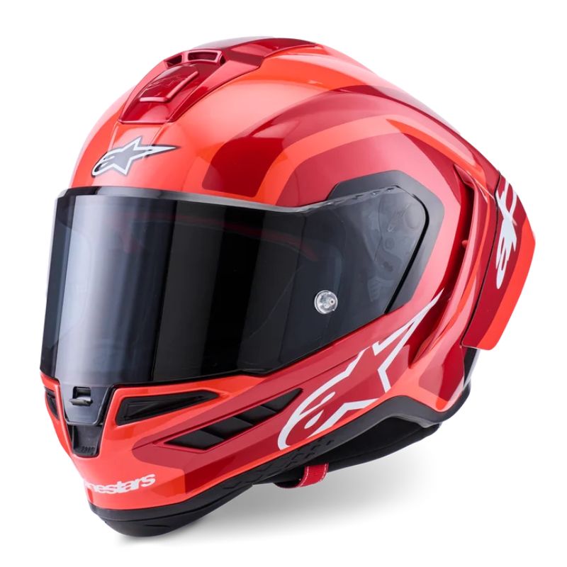 Casco Alpinestars Supertech R10 Arius doble rojo-negro-blanco