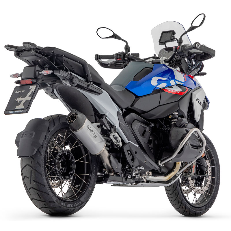 Escape Indy Race EVO aluminio fondo carbono BMW R1300GS 2024-