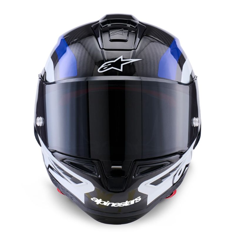 Casco Alpinestars Supertech R10 Arius negro-blanco-azul