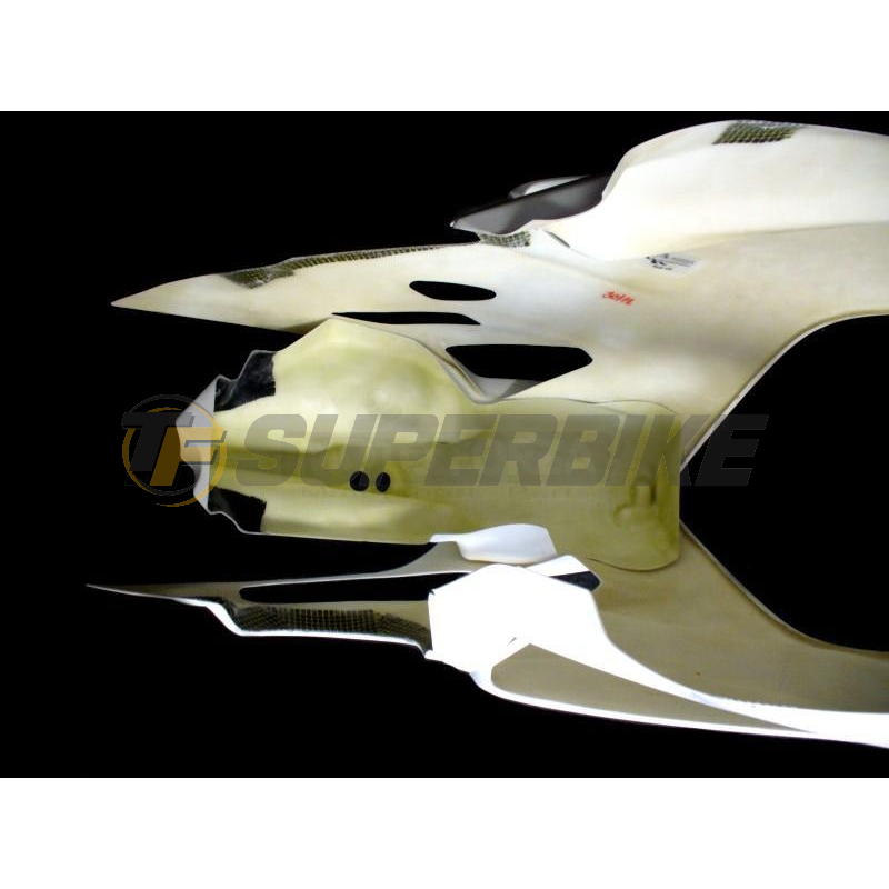 Carenado de fibra Ducati Panigale 899 / 1199 colín racing y escape Termignoni