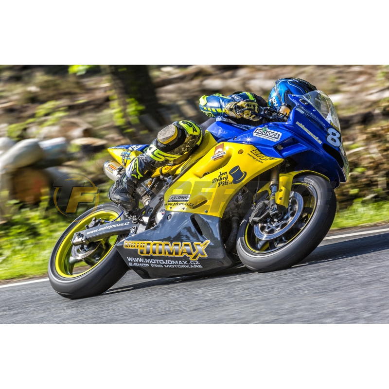 Carenado de fibra Suzuki SV 650 N / S / SV 1000 2003-2015 5 piezas colín racing