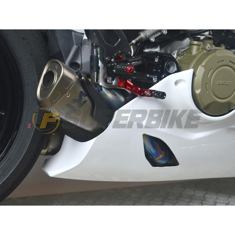 Carenado de fibra Ducati Panigale V4 / V4S / V4R 2023-2024 escape Akrapovic
