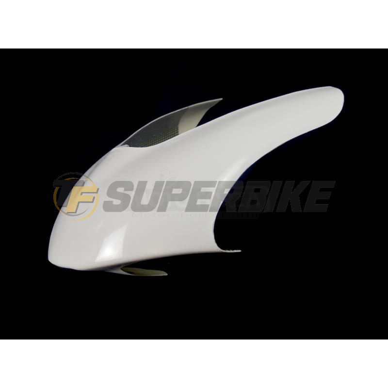 Carenado de fibra Racing Aprilia RSV Mille 1000 2001-2003 con colín para asiento original v2