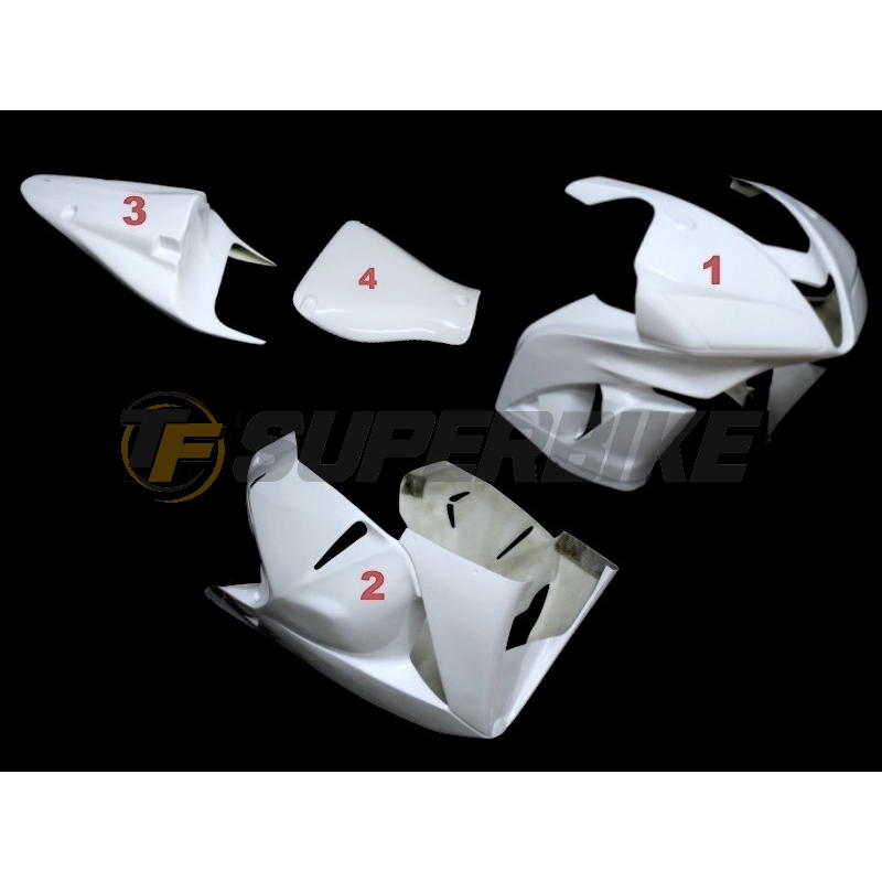 Carenado de fibra Honda CBR600RR 2009-2012 versión WSSP colín racing