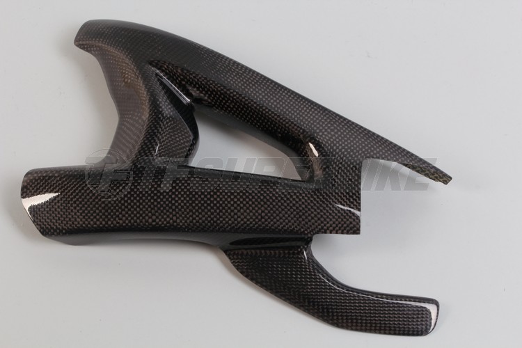 Protector basculante lado izquierdo+chain guard fibra de carbono Kawasaki ZX-10R 2016-2020