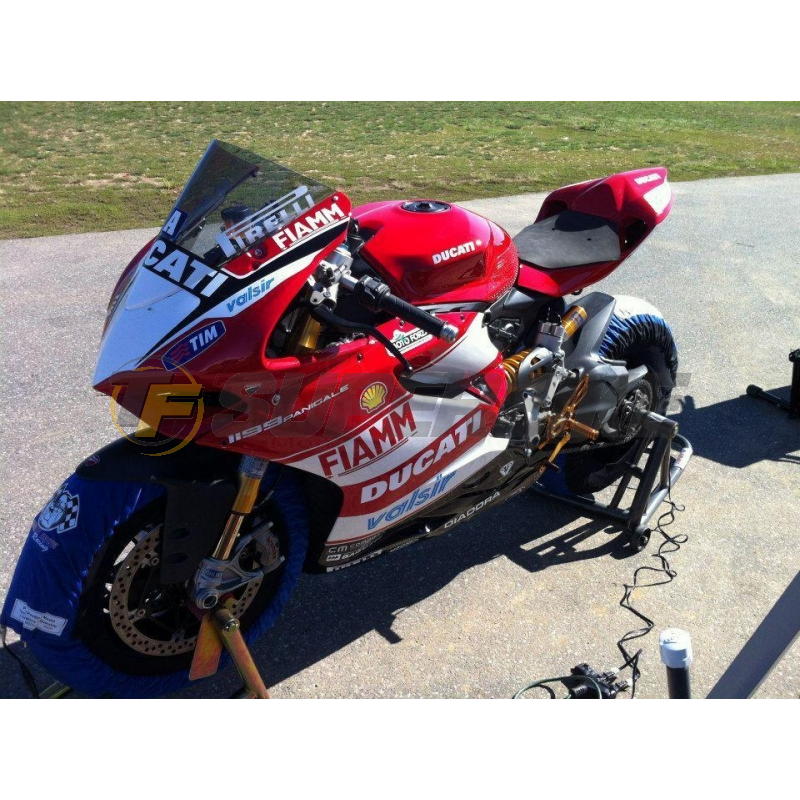Carenado de fibra Ducati Panigale 899 / 1199 colín racing y escape Termignoni
