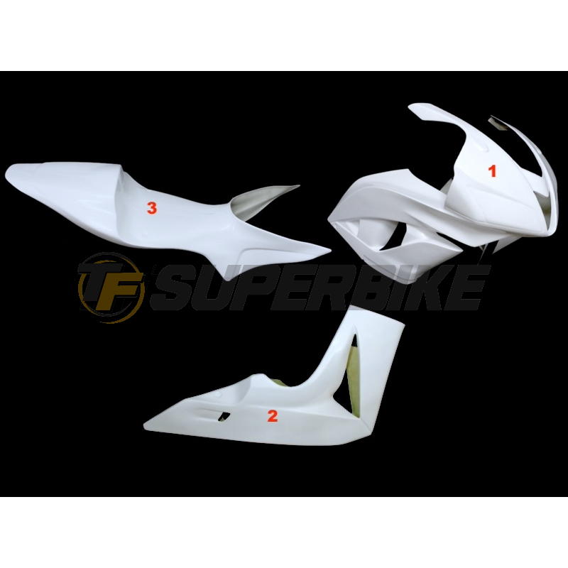 Carenado de fibra Honda CBR600RR 2007-2008 colín racing