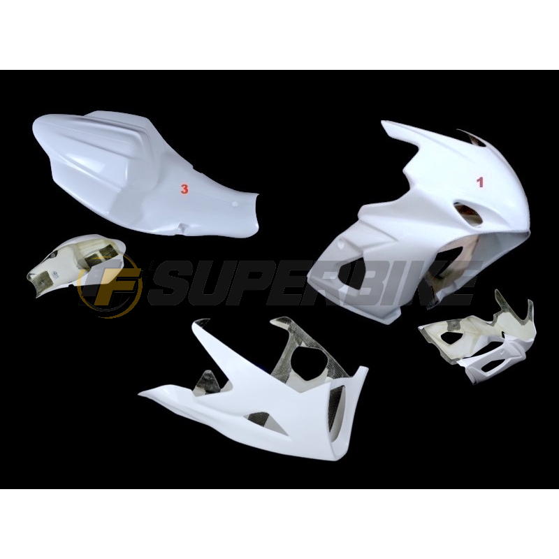 Carenado de fibra Suzuki GSX-R 1000 2005-2006 colín racing