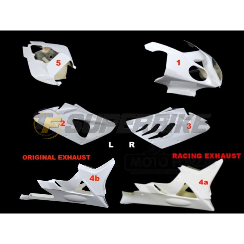 Carenado de fibra Street BMW S1000RR 2009-2011