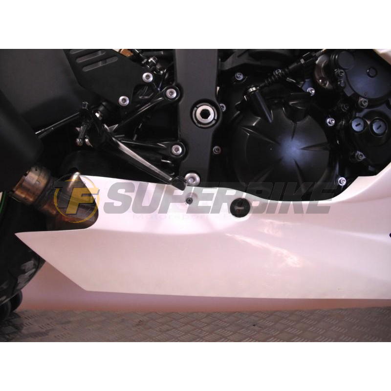 Carenado de fibra Kawasaki ZX-6R 2009-2017 colín asiento original