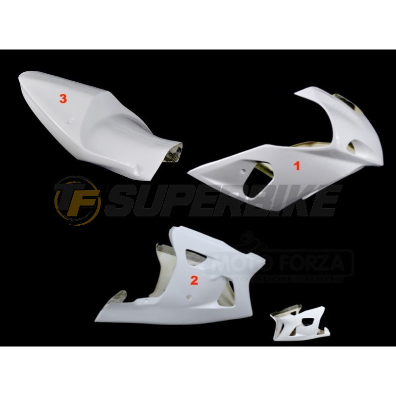 Carenado de fibra Suzuki GSX-R 600 2001-2003 / GSX-R 750 2000-2003 colín racing