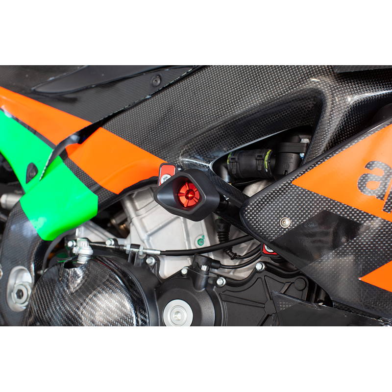 Protectores anti caída anti shock Street Defender Aprilia RSV4 / RSV4 Factory 2009-2020