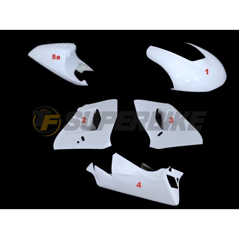 Carenado de fibra racing Aprilia RSV Mille 1000 2001-2003