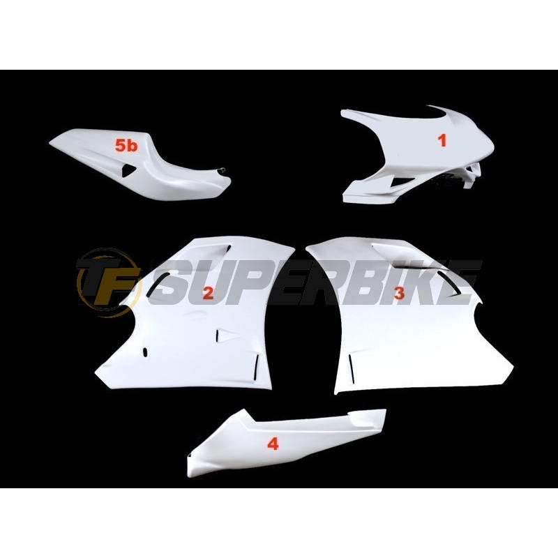 Carenado de fibra Ducati 748 / 916 / 998 1995-2003 colín racing v2