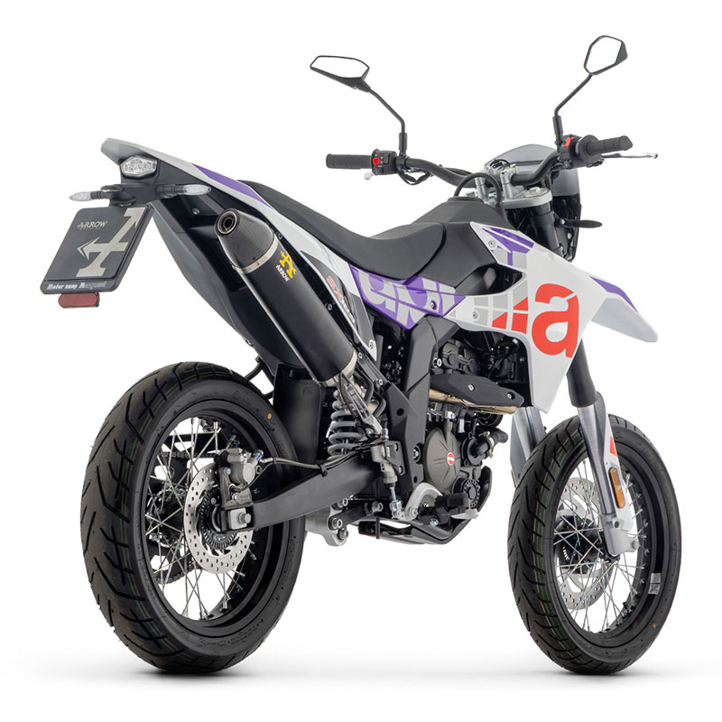 Escape Thunder aluminio Dark fondo carbono Aprilia RX / SX 125 2025-2026