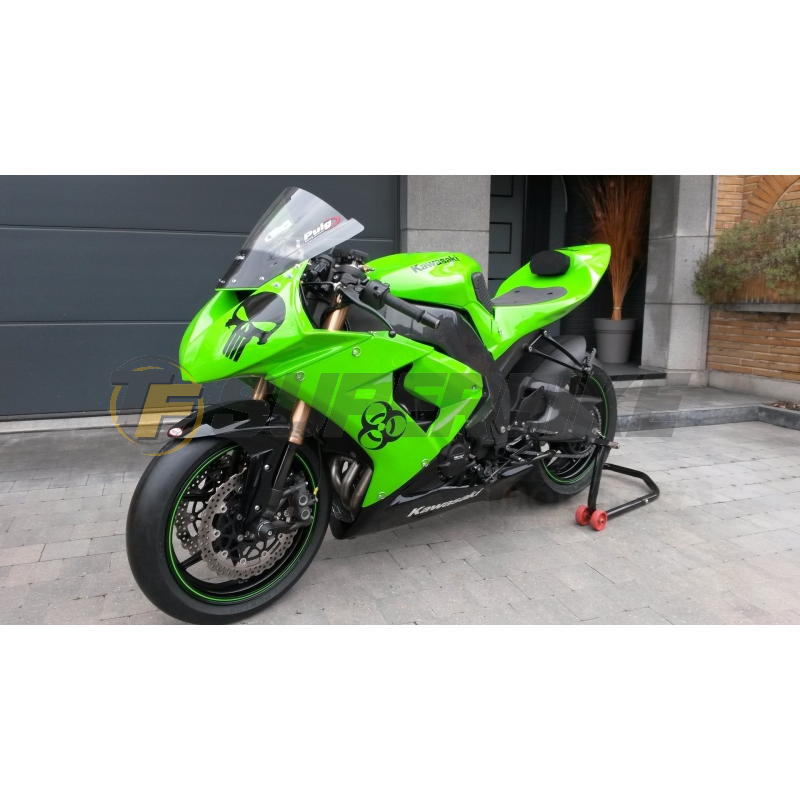 Guardabarros delantero fibra vidrio Kawasaki ZX-10R 2008-2010