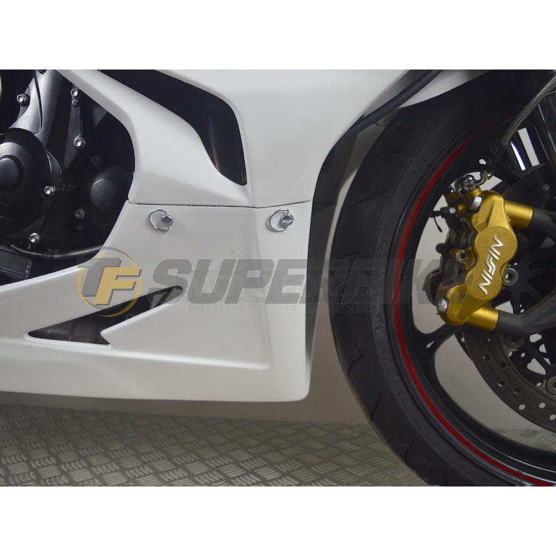 Carenado de fibra Triumph Daytona 675 2013-2017 quilla escape original