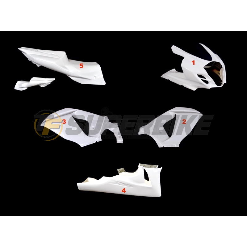 Carenado de fibra Suzuki GSX-R 1000 2009-2016 versión Racing Endurance