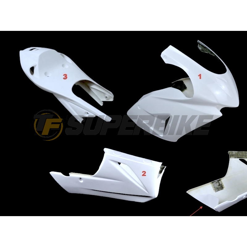 Carenado de fibra Honda NSF 100 HR01 2005-2018