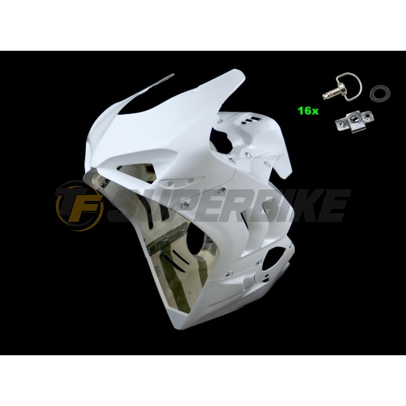 Carenado frontal con cubre depósito Ducati Panigale V4 / V4S / V4R 2023-2024. Quilla escape racing