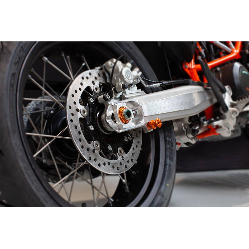 Tuerca ergal Thunderbolt modelo 029 (M25x1,5) Aprilia / KTM RC8 / 690 SMC 2019-2024