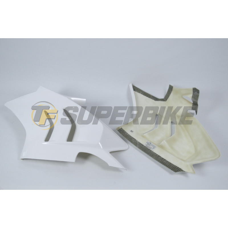 Carenado de fibra Ducati Panigale V4 / V4S / V4R 2018-2022 escape racing y frontal sin soporte alas