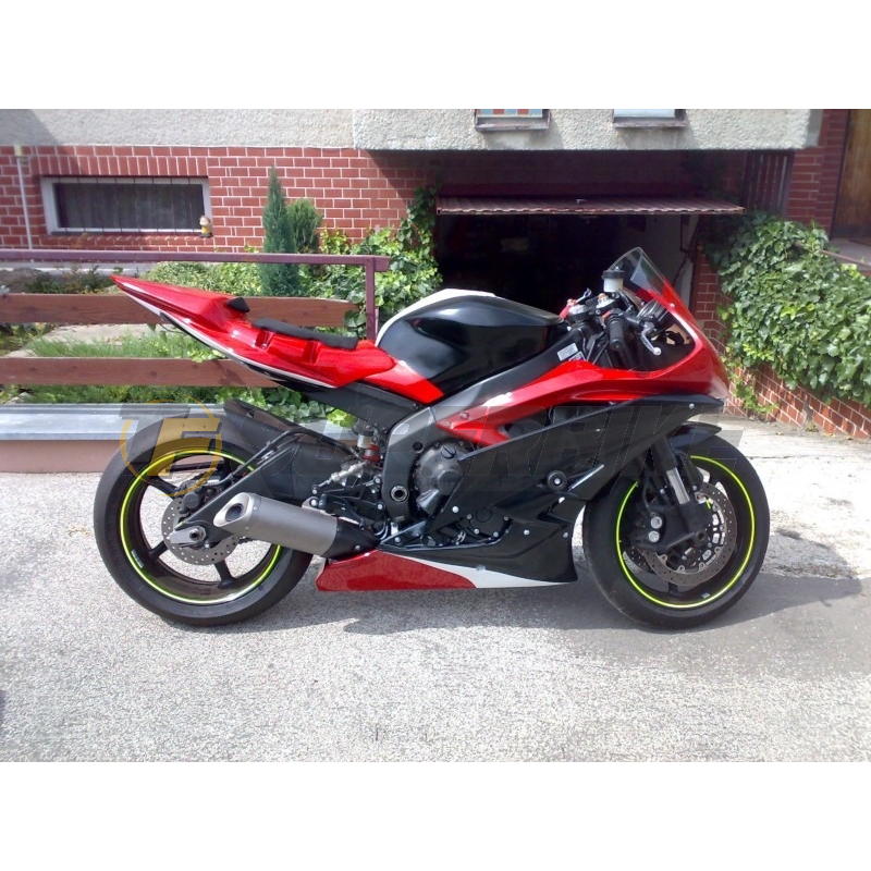 Carenado de fibra Yamaha R6 2006-2007 v1 colín racing