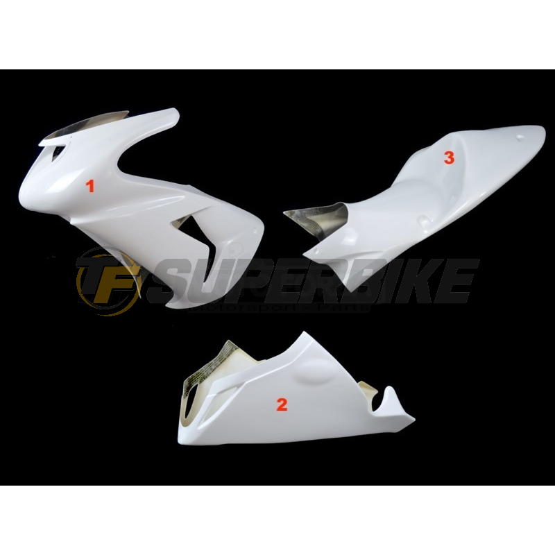 Carenado de fibra Kawasaki ZX-10R 2006-2007 colín racing