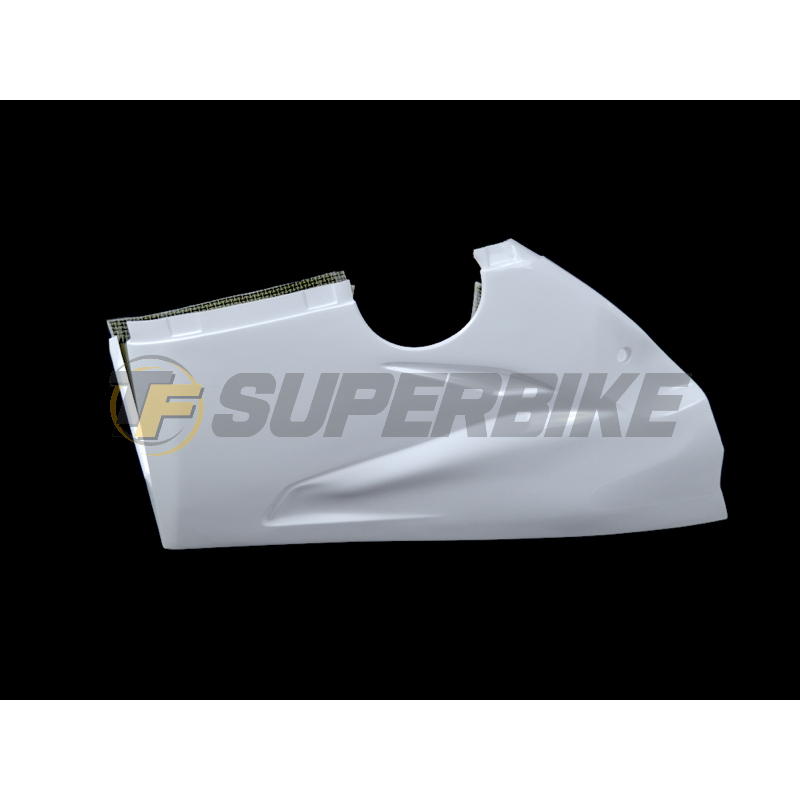 Carenado de fibra Ducati Panigale V4 / V4S / V4R 2018-2022 escape racing y frontal sin soporte alas