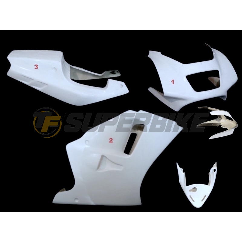 Carenado de fibra Street Suzuki RGV 250 Gamma 1988-1996