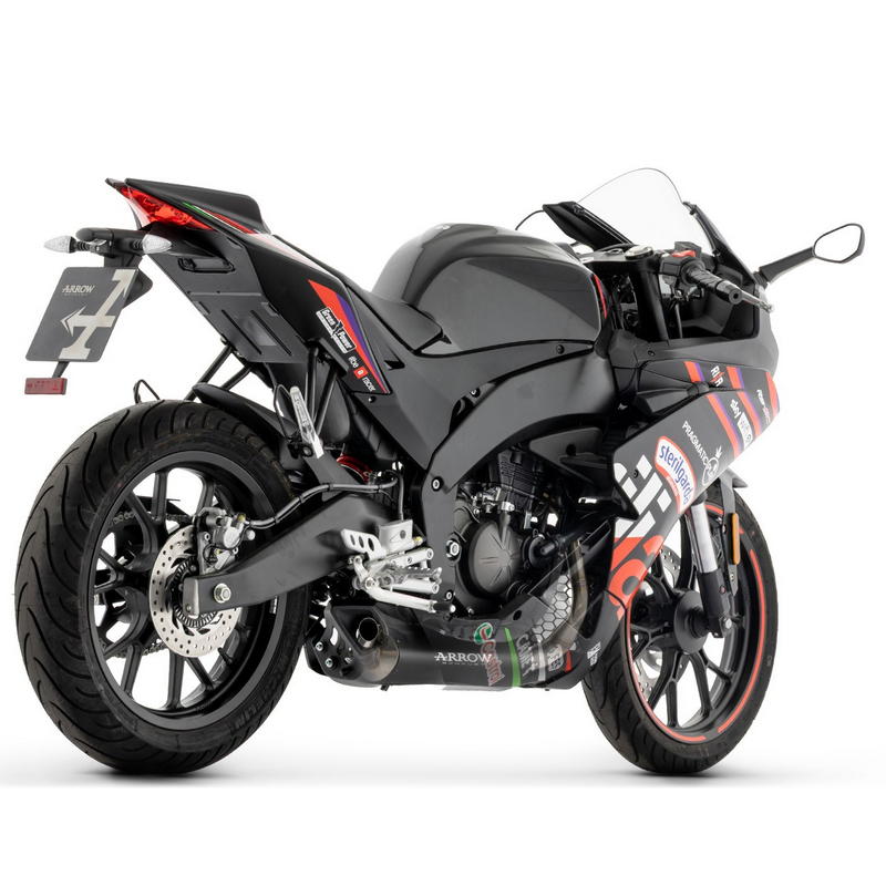 Sistema completo Racing con escape Thunder Aluminio Dark Aprilia RS 125 2025-2026