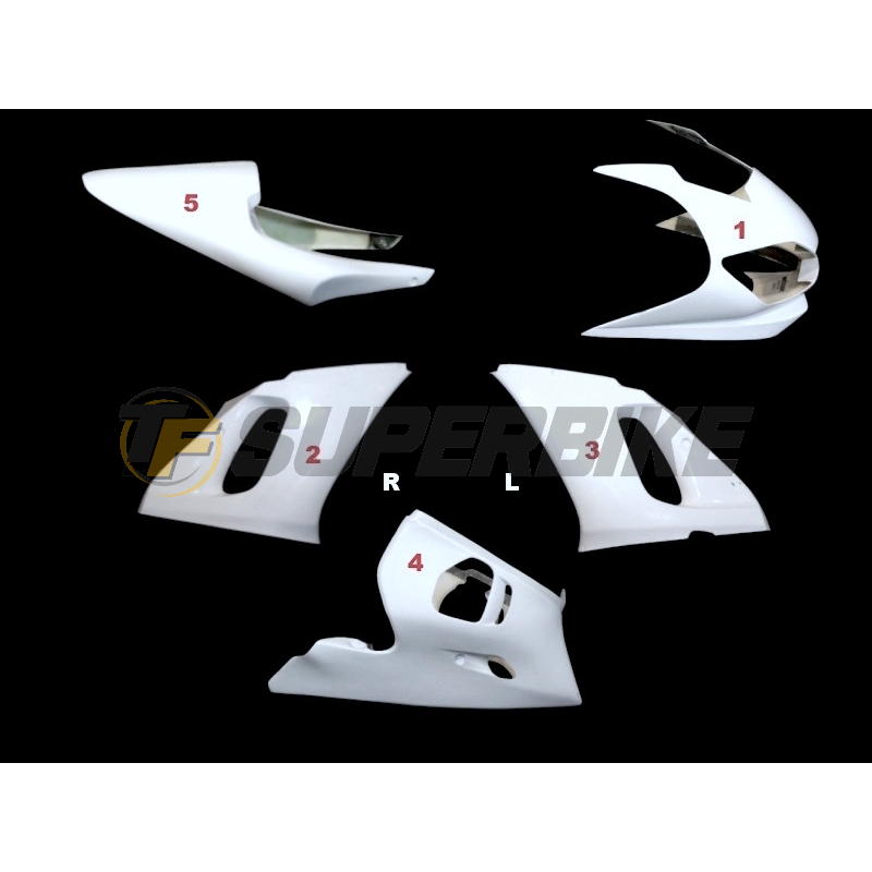 Carenado de fibra Street Yamaha R6 1999-2002