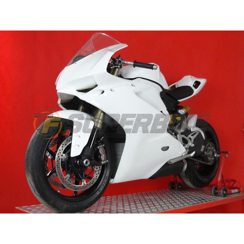 Carenado de fibra Ducati Panigale 959 / 1299 colín y escape racing