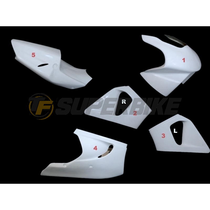 Carenado de fibra Honda CBR900RR 1998-1999 colín racing