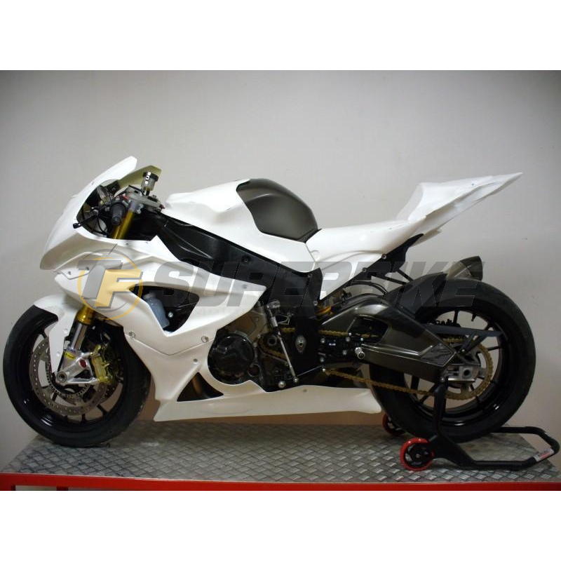 Carenado de fibra BMW S1000RR 2012-2014 SBK 6 piezas colín racing